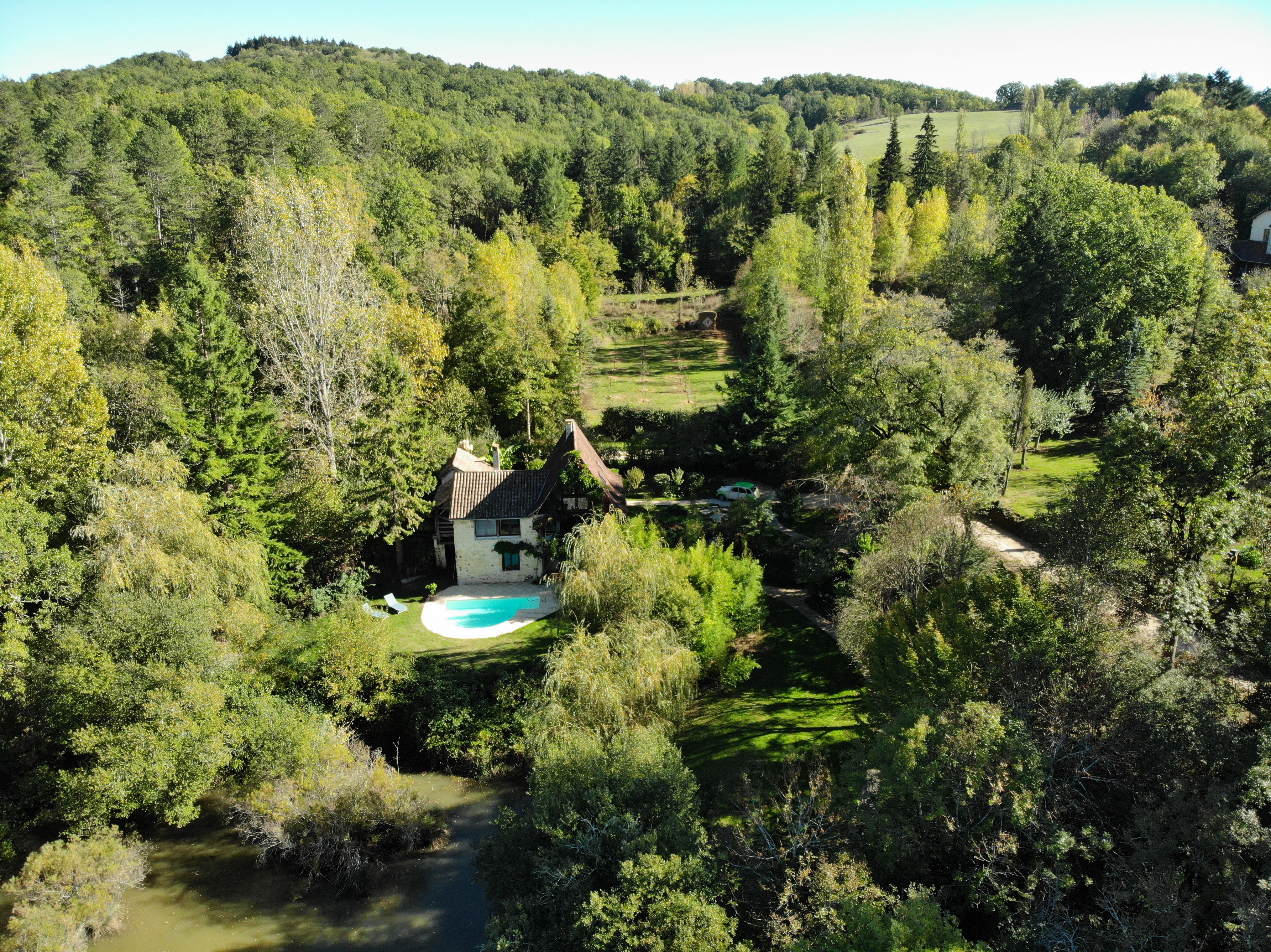 Ferienhaus Fischerhaus - Drohnenbild