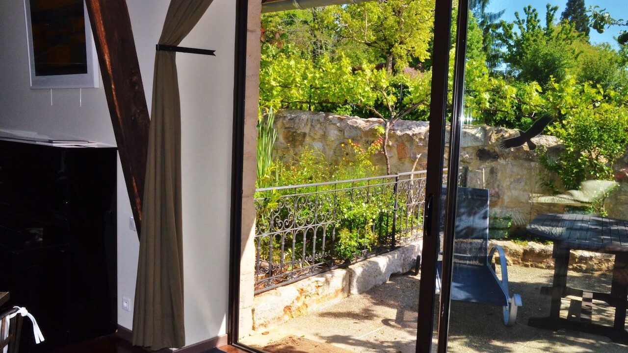 Blick nach draußen - Truffe du Quercy