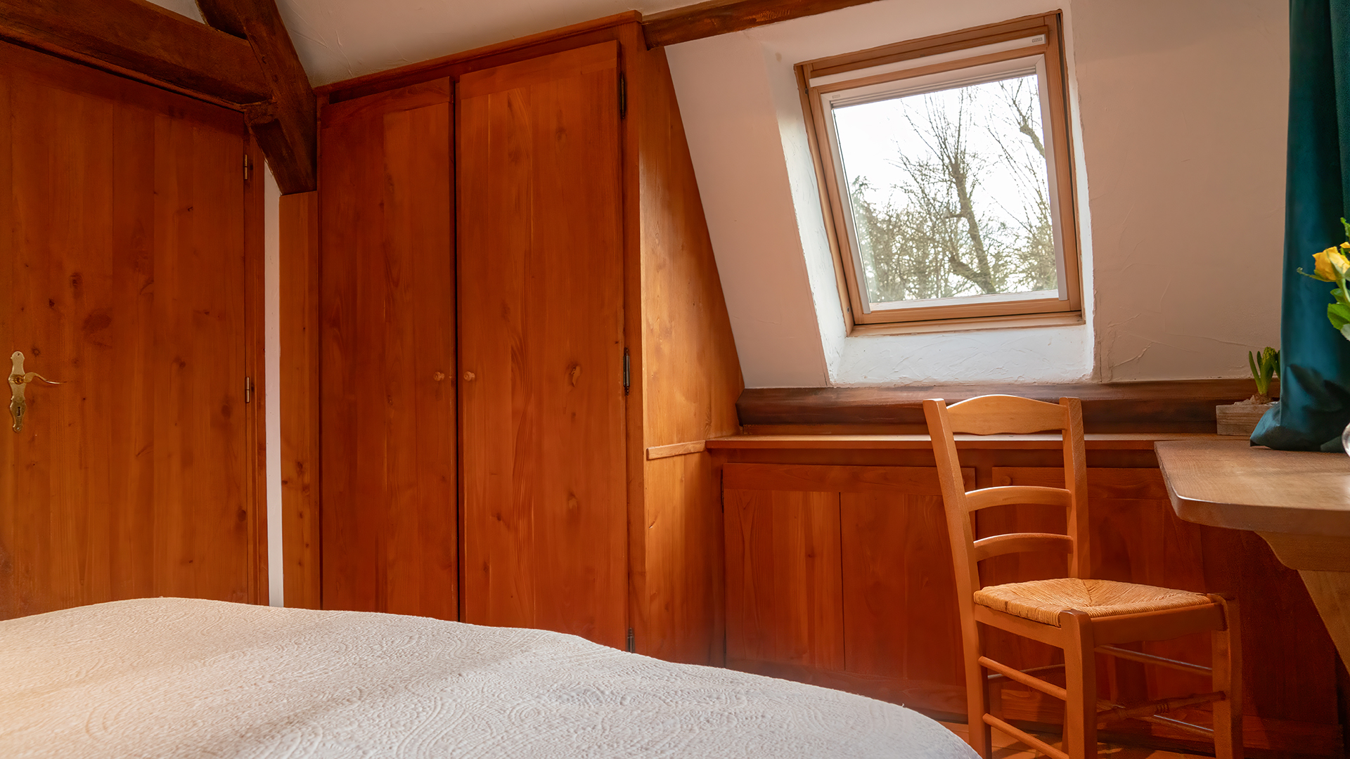 Gemütliches Doppelzimmer im Ferienhaus mit Poo