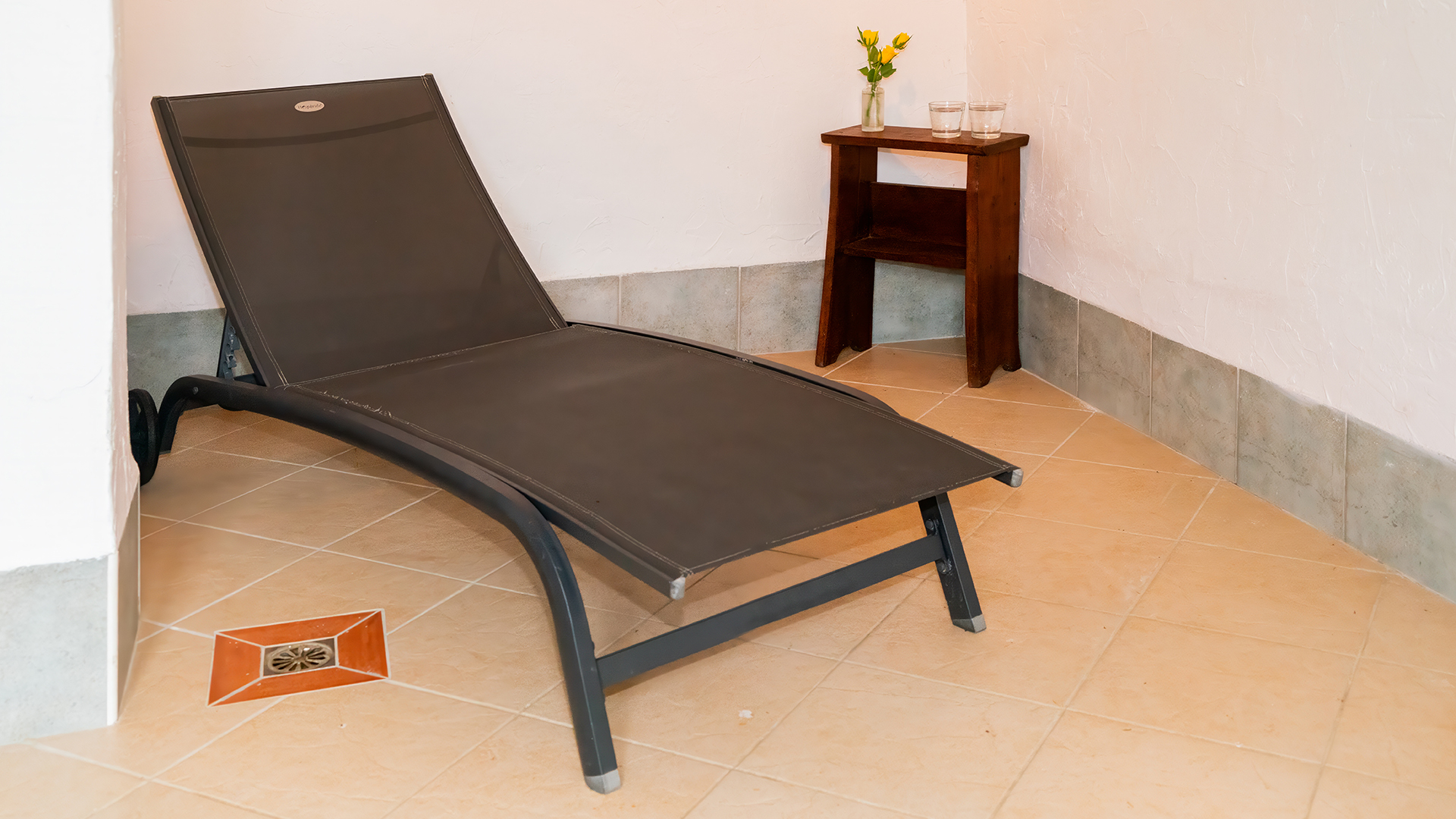 Sauna Bereich zum ausruhen