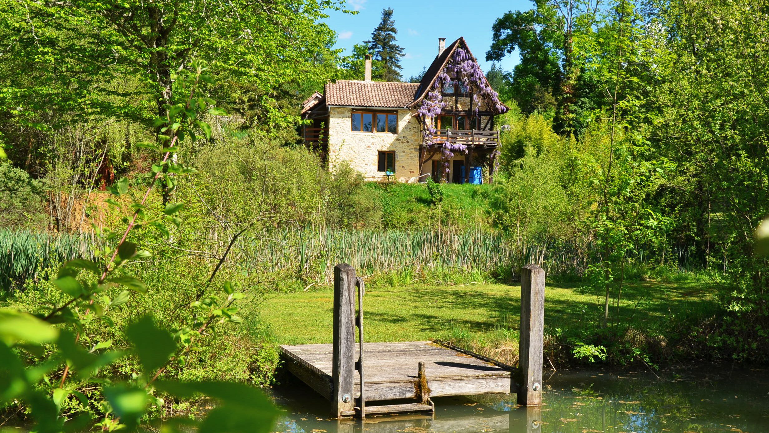 Badeinsel Long Island am Ferienhaus Le Colombié
