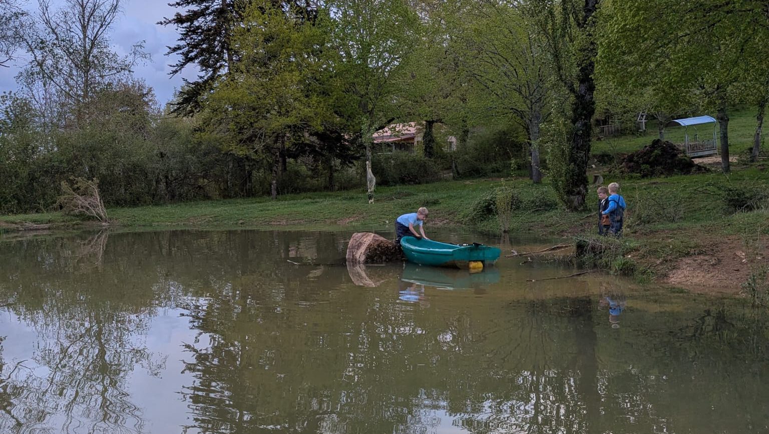 Teich Badeteich - Le Colombié